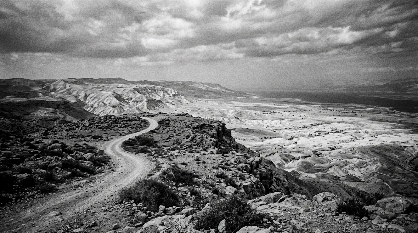 Vue sur la Terre Promise depuis le Mont Nébo