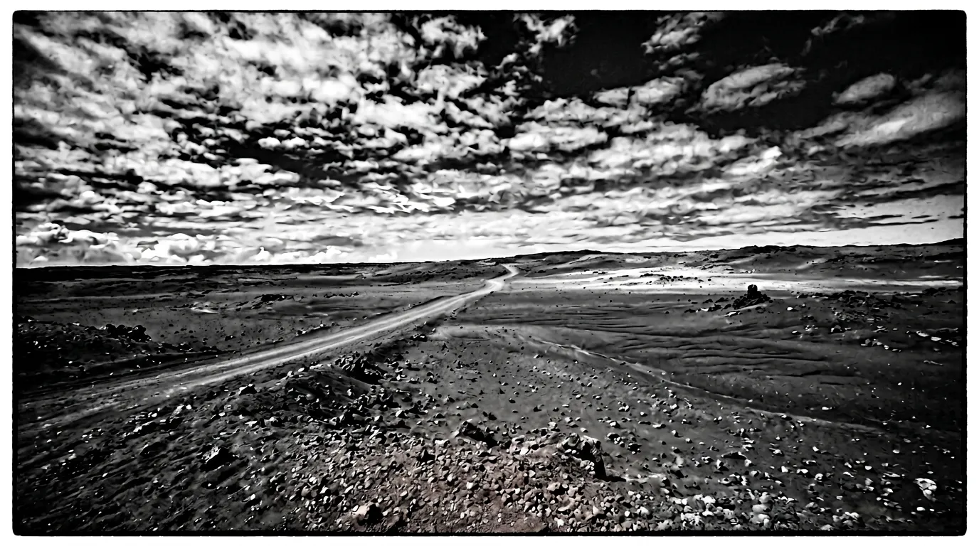 Plaine des sables, surface lunaire